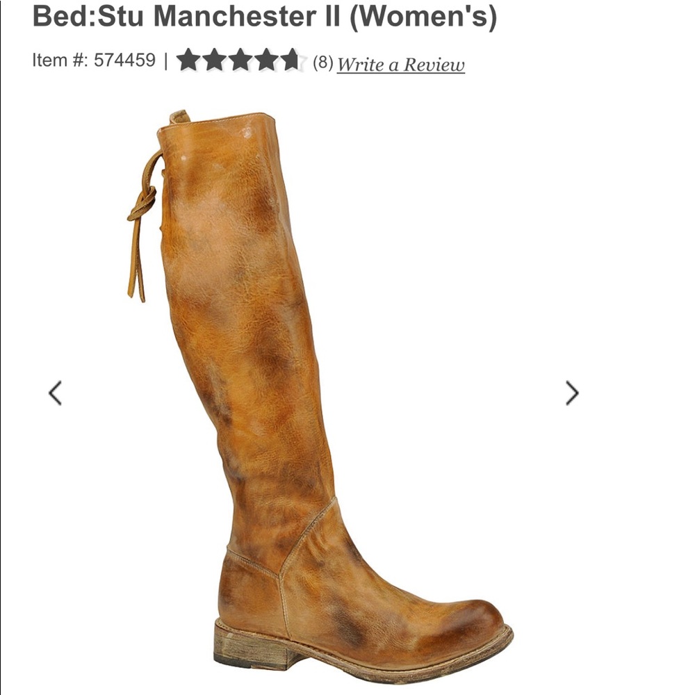 NWOT Bed / Stu leather distressed boots